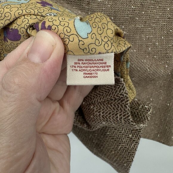 jacket blazer elbow patches tweed academia brown 4 - Picture 1 of 7